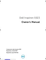 Dell Inspiron 15z Owner'S Manual предпросмотр