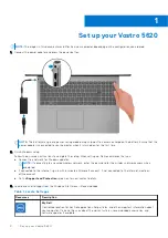 Предварительный просмотр 4 страницы Dell Inspiron 16 5620 Setup And Specifications