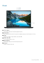 Предварительный просмотр 9 страницы Dell Inspiron 16 5620 Setup And Specifications