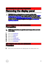 Preview for 93 page of Dell Inspiron 17 5000 Series Service Manual