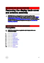 Preview for 107 page of Dell Inspiron 17 5000 Series Service Manual