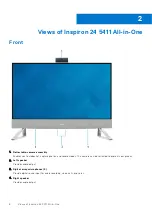 Preview for 8 page of Dell Inspiron 24 5411 All-in-One Setup And Specifications