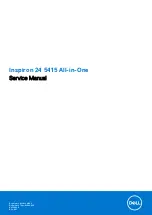 Preview for 1 page of Dell Inspiron 24 5415 Service Manual