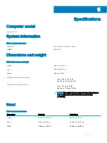 Preview for 17 page of Dell inspiron 27 7000 Setup And Specifications