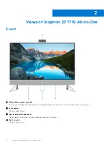 Preview for 8 page of Dell Inspiron 27 7710 All-in-One Setup And Specifications