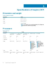 Preview for 10 page of Dell Inspiron 3471 Setup And Specifications