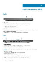 Preview for 6 page of Dell Inspiron 3505 Setup And Specifications