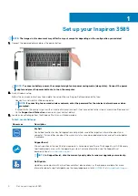 Preview for 4 page of Dell Inspiron 3585 Setup And Specifications