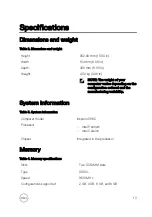 Preview for 13 page of Dell Inspiron 3662 Setup And Specifications