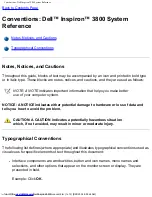 Preview for 2 page of Dell Inspiron 3800 System Reference Manual