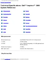 Preview for 68 page of Dell Inspiron 3800 System Reference Manual