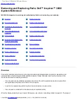 Preview for 132 page of Dell Inspiron 3800 System Reference Manual