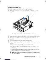 Preview for 117 page of Dell INSPIRON 531s Series Owner'S Manual