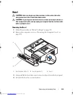 Preview for 123 page of Dell INSPIRON 531s Series Owner'S Manual