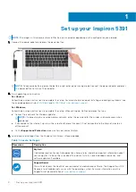 Preview for 4 page of Dell Inspiron 5391 Setup And Specifications