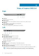 Предварительный просмотр 6 страницы Dell Inspiron 5400 2n1 Setup And Specifications