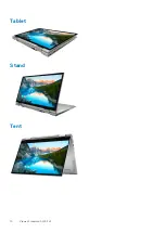 Предварительный просмотр 10 страницы Dell Inspiron 5400 2n1 Setup And Specifications