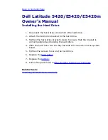 Предварительный просмотр 60 страницы Dell Inspiron 5420 Owner'S Manual