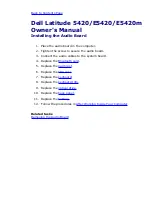 Предварительный просмотр 142 страницы Dell Inspiron 5420 Owner'S Manual