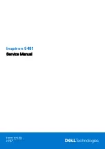 Preview for 1 page of Dell Inspiron 5481 Service Manual