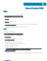 Preview for 8 page of Dell Inspiron 5482 Setup And Speci?Cations