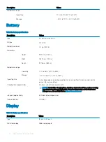 Preview for 20 page of Dell Inspiron 5582 Setup And Specifcations