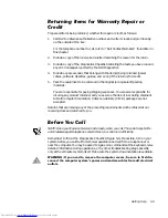 Preview for 111 page of Dell Inspiron 7000 Reference And Troubleshooting Manual