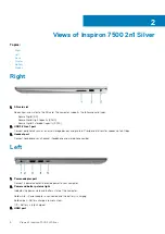 Preview for 6 page of Dell Inspiron 7500 2n1 Silver Setup And Specifications