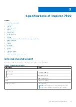 Preview for 11 page of Dell Inspiron 7500 Setup And Specifications