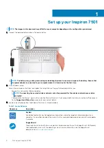 Предварительный просмотр 4 страницы Dell Inspiron 7501 Setup And Specifications