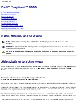 Preview for 2 page of Dell Inspiron 8000 Service Manual