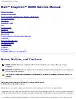 Preview for 2 page of Dell Inspiron 8600 Service Manual