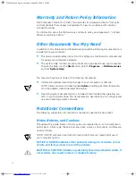 Preview for 10 page of Dell INSPIRON Inspiron 5000 Reference And Troubleshooting Manual