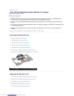 Preview for 10 page of Dell Inspiron Mini 10v Service Manual