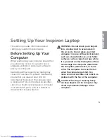 Preview for 7 page of Dell INSPIRON P17F Setup Manual