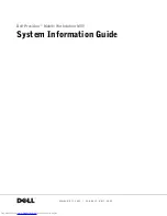 Preview for 3 page of Dell Inspiron PP01X System Information Manual