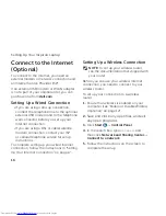 Preview for 18 page of Dell INSPIRON SERIES Setup Manual