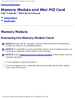 Preview for 14 page of Dell Inspiron X200 Service Manual