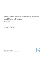 Preview for 1 page of Dell KM7120W User Manual