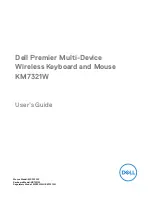 Предварительный просмотр 1 страницы Dell KM7321W User Manual