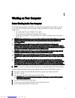 Preview for 5 page of Dell Latitude 10 - ST2e Owner'S Manual