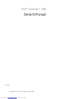 Dell Latitude 100L Owner'S Manual предпросмотр