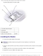 Предварительный просмотр 19 страницы Dell Latitude 100L Service Manual