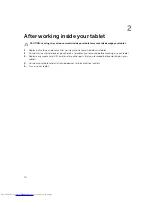 Preview for 10 page of Dell Latitude 12-7275 Owner'S Manual