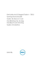Preview for 1 page of Dell Latitude 12 Rugged 7202 Getting Started Manual