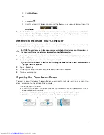 Preview for 7 page of Dell Latitude 12 Rugged Extreme - 7204 Owner'S Manual