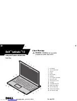 Dell Latitude 13 Setup And Features Information предпросмотр