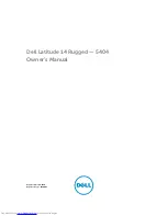 Dell Latitude 14 Rugged Owner'S Manual preview