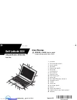 Preview for 1 page of Dell Latitude 2120 Setup & Features Manual