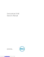 Dell Latitude 3150 Owner'S Manual preview